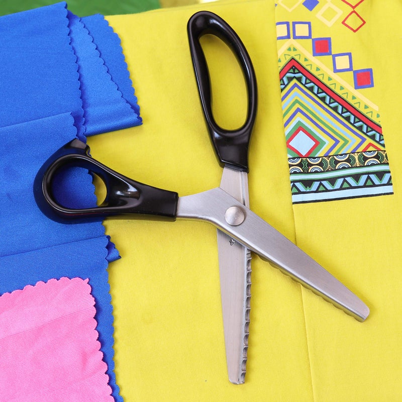 Hui Tong Strong & Sharpe Pinking Shears Pinking Shears Scissors for Fabric  Serrated and Scalloped Scissors Fabric 3mm 5mm 7mm (Scalloped 7mm) - Image 5